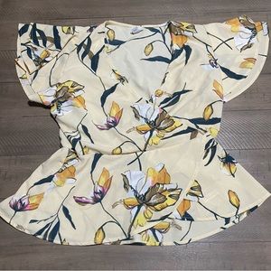 A New Day Floral Blouse